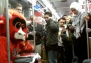 (Buzz) La mascotte des Bulls organise une fête dans le métro