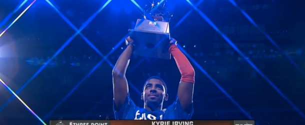 Kyrie Irving prend feu et remporte le concours à 3 points